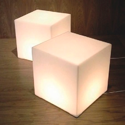 box light. Mobiliario retroiluminado